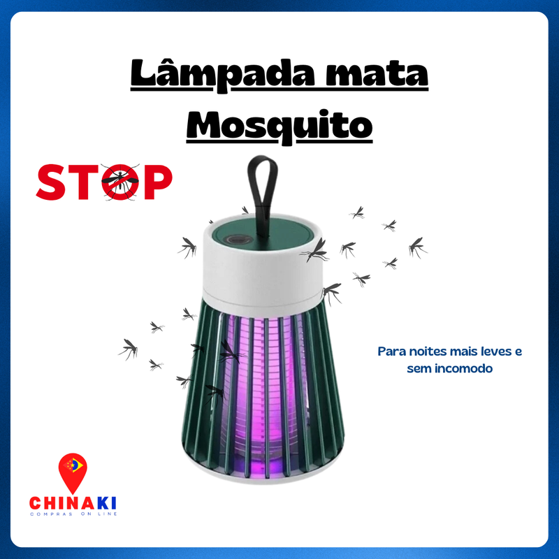 Luminária Anti- Mosquito Repelente Elétrico Lâmpada UV Armadilha Para Insetos Recarregável USB ☑️