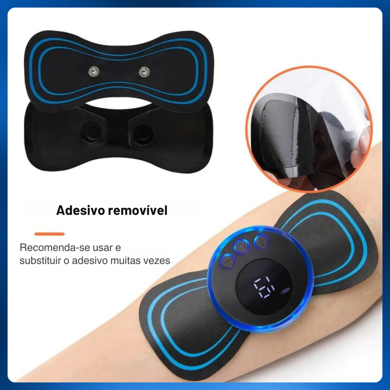 Mini Massageador Elétrico Portátil Cervical Alivia Dores Corpo☑️