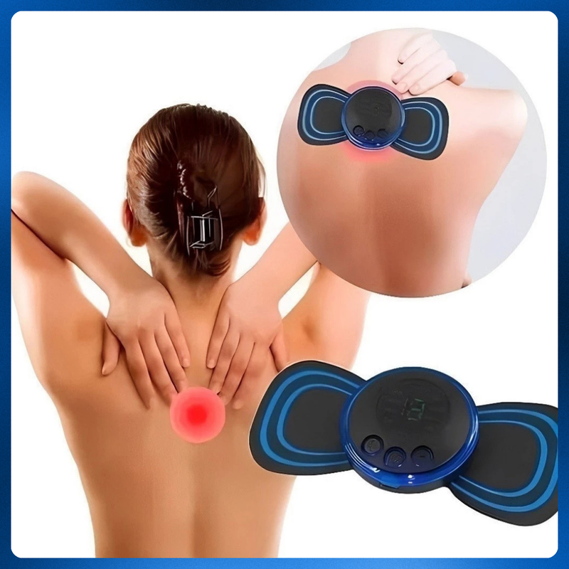 Mini Massageador Elétrico Portátil Cervical Alivia Dores Corpo☑️