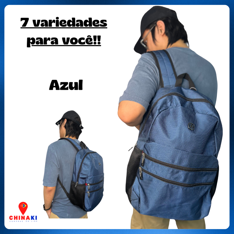 Mochila Suissewin 321546, Preta – Sua Companheira Elegante e Versátil! ☑️