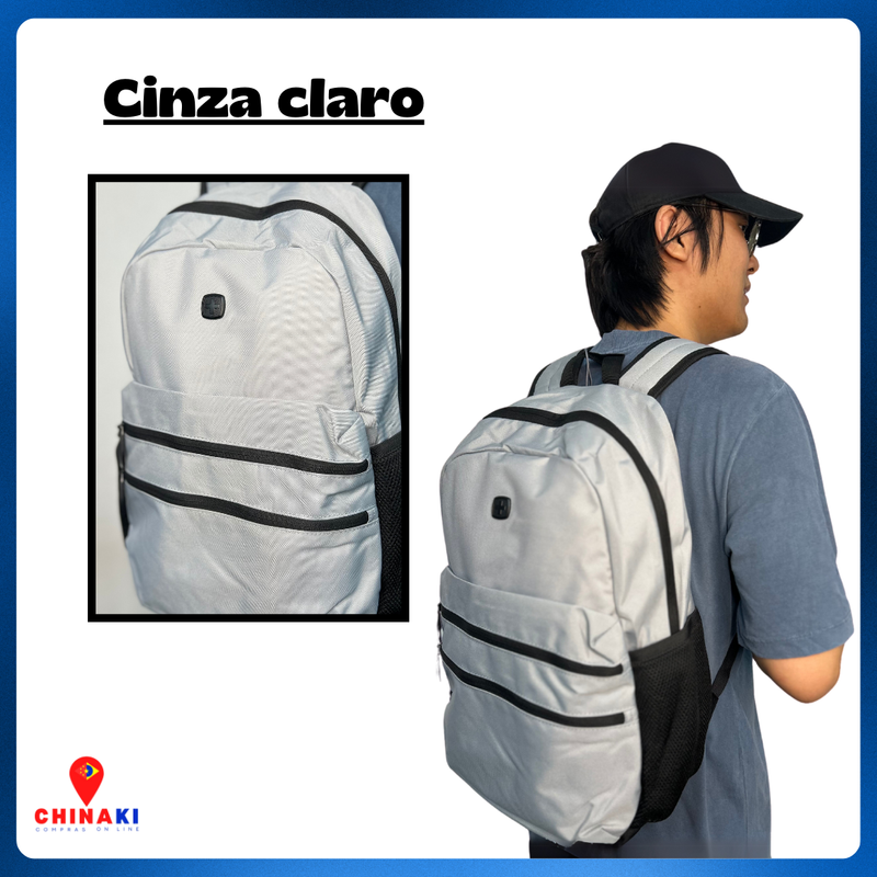 Mochila Suissewin 321546, Preta – Sua Companheira Elegante e Versátil! ☑️