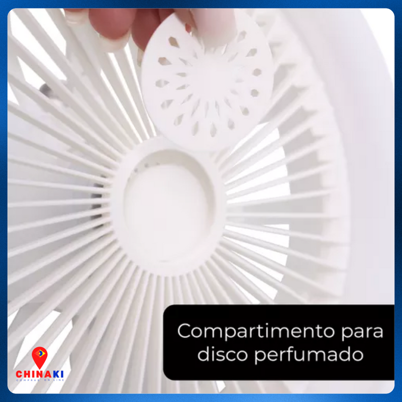 Ventilador de Teto Aromatizante e com Led Lâmpada E27 30w ☑️